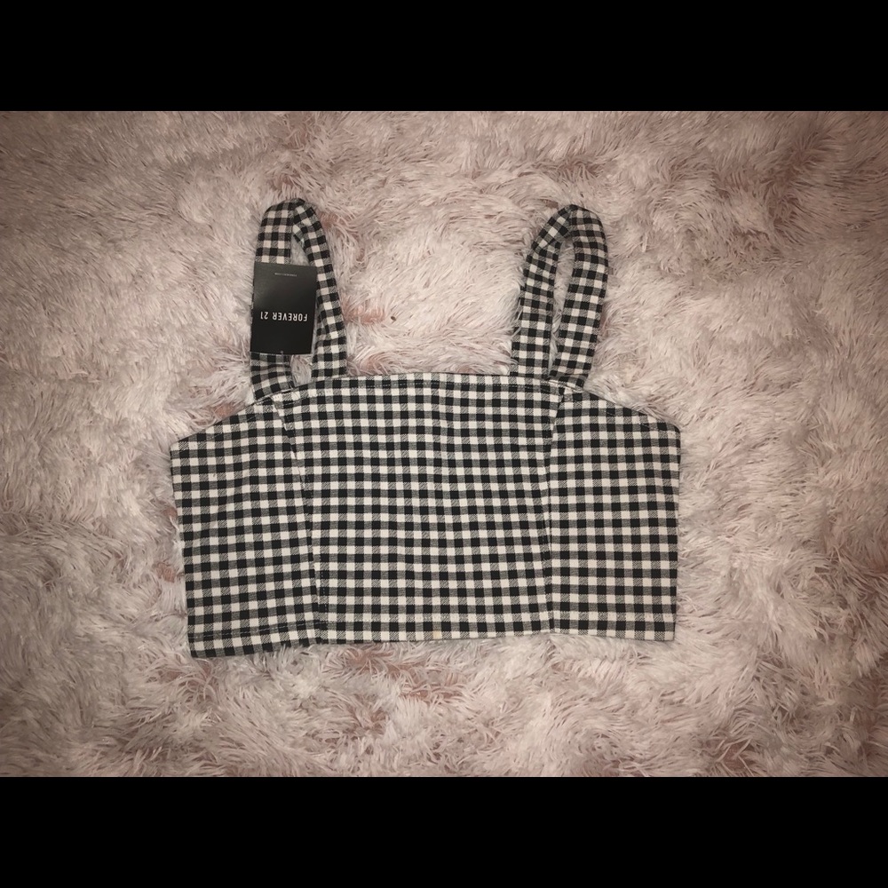 Gingham Crop Top